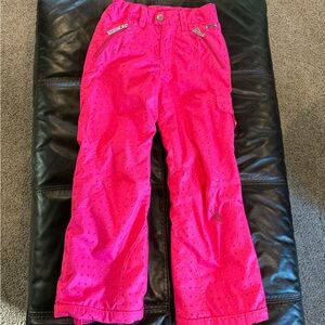 Spyder Pink and Gray Snow Pants